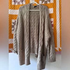 Chunky oversized sweater